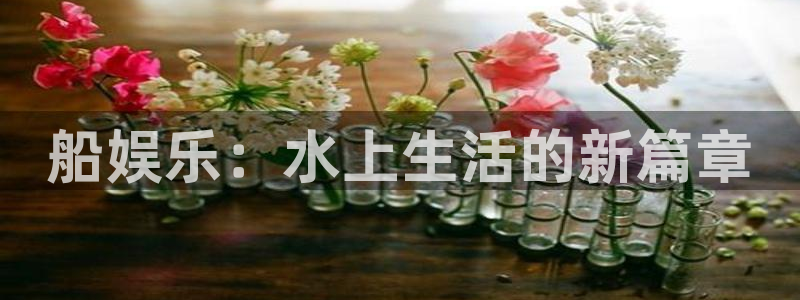 蓝图娱乐平台主管：船娱乐：水上生活的新篇章